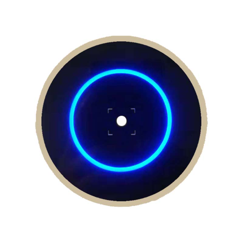 圓形二維碼刷卡讀頭/香檳金